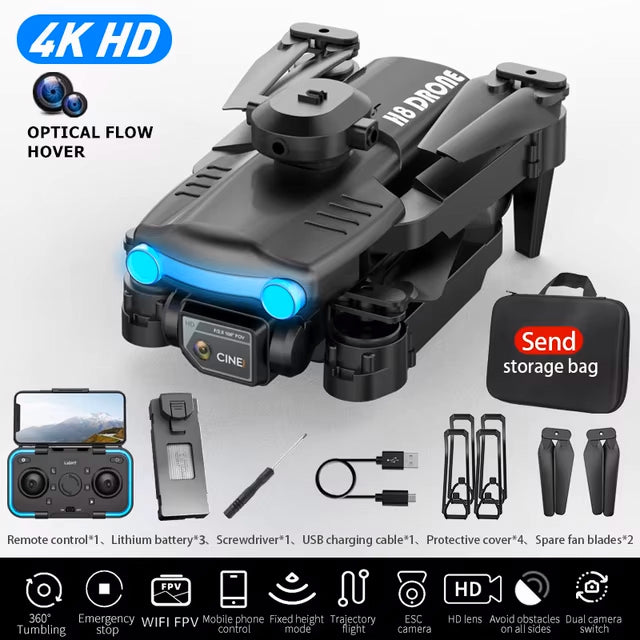DRONE H8 CON CÁMARA 4K Y CONTROL REMOTO AVANZADO
