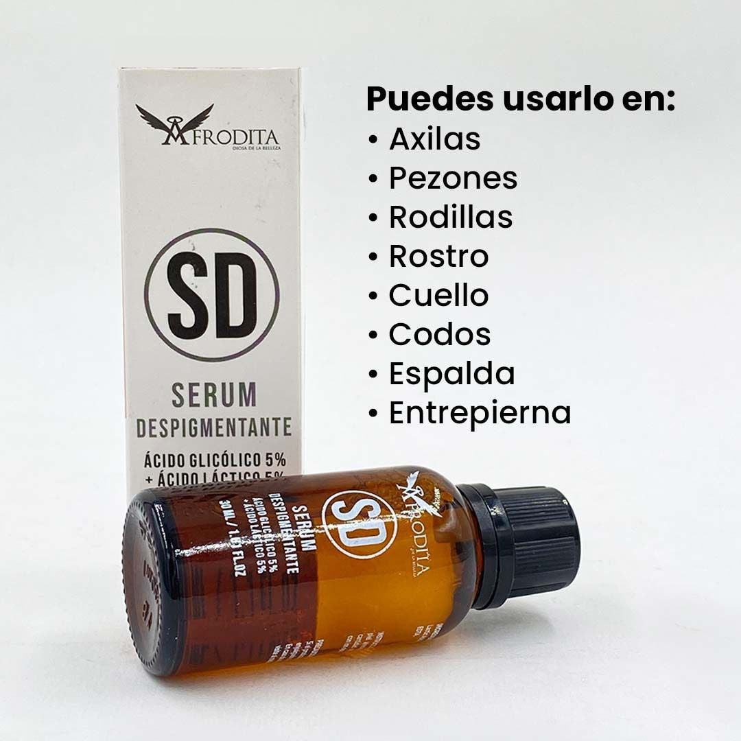 SÉRUM DESPIGMENTANTE AFRODITA CON EFECTO ILUMINADOR PARA MANCHAS EN LA PIEL